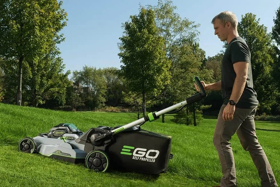 battery operated lawn mower